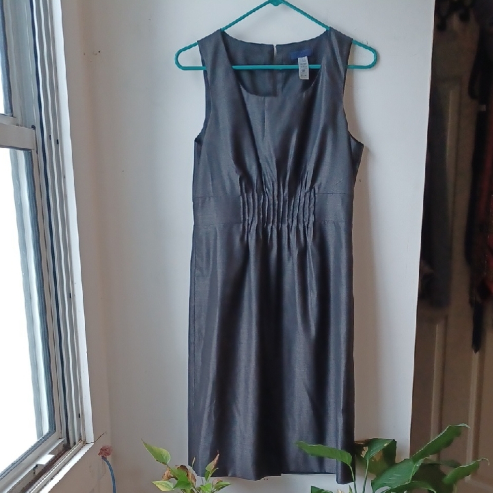J. Crew Charcoal Midi Dress